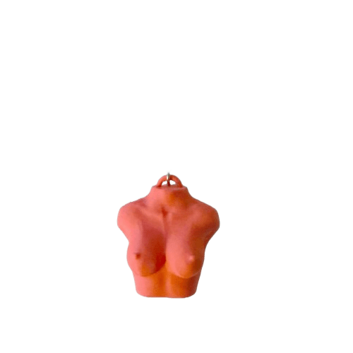 Bust Keychain