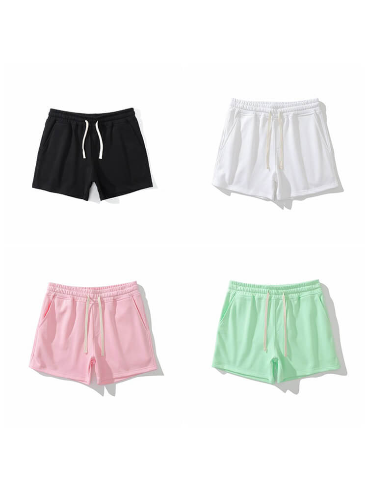 Men's Casual Solid Cotton Gym Shorts