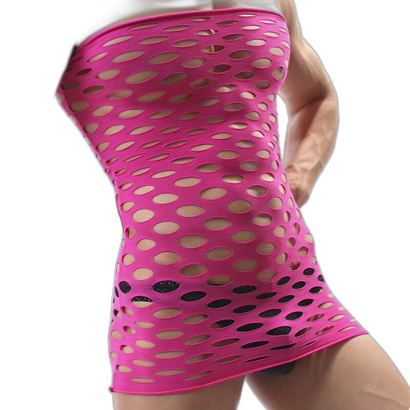 Men's Statement Fishnet Bodystocking