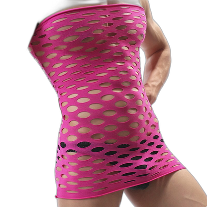Men's Statement Fishnet Bodystocking