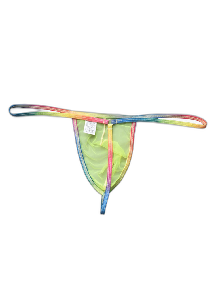 3 Pack Men's Sexy Lightweight & Airy Sporty Cut Anti-Chafing Strings