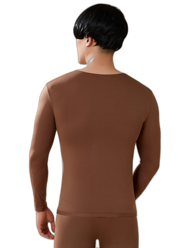 Men's Skin-Friendly Ultra-Thin High-Elastic Anti-Static Thermal Base Layer Tops & Bottoms