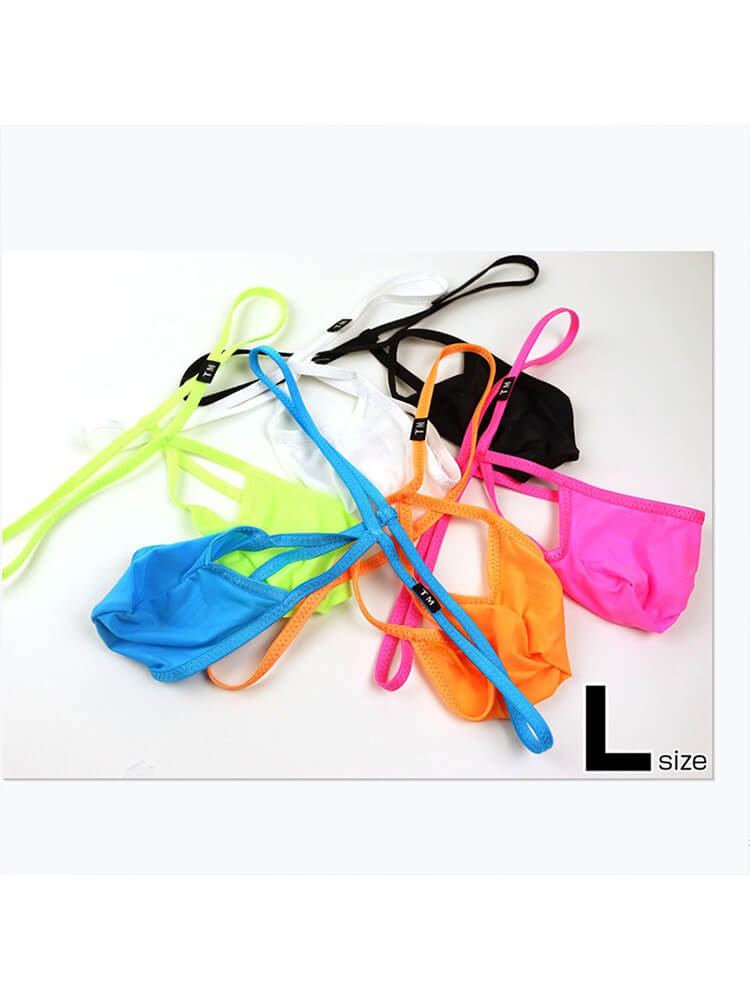 Men's Sexy Stretch Front Hollow String Thong