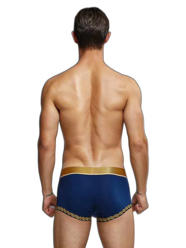 2 Pack U-Pouch Solid Cotton Trunks