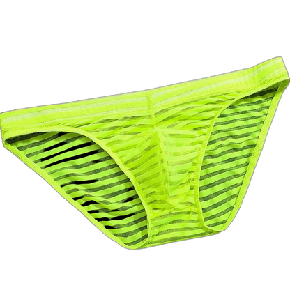 Striped Transparent Briefs