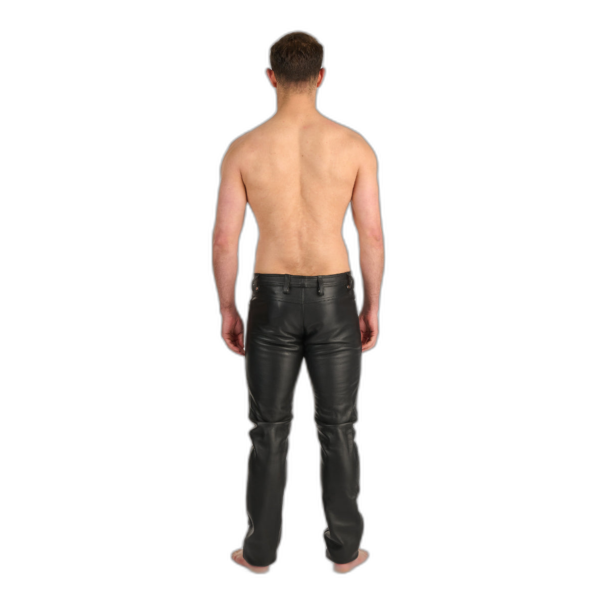 Prowler RED Leather Jeans Black