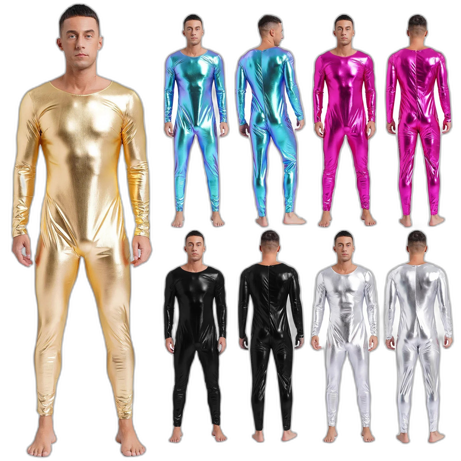 Galactic Vogue Metallic Bodysuit