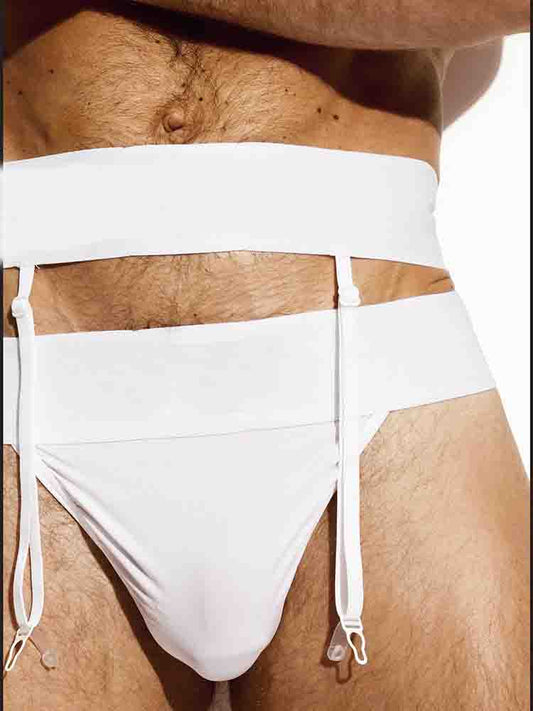 Men's Hollow Out Garter Thong