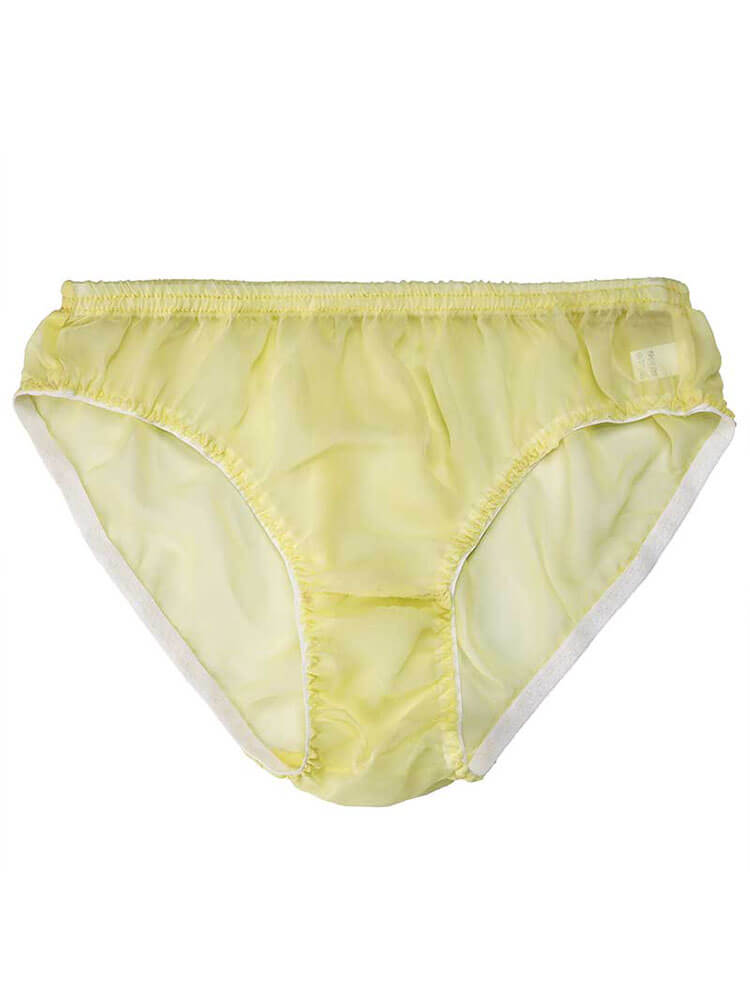 Men's Sexy Breathable Mulberry Silk Mesh Briefs