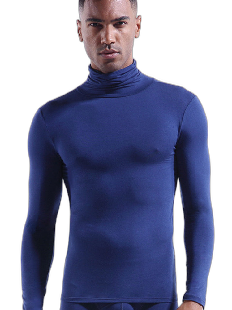 Men's Turtleneck Thermal Top Base Layer Shirts