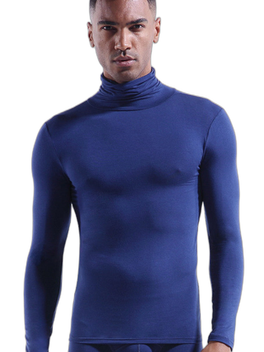 Men's Turtleneck Thermal Top Base Layer Shirts