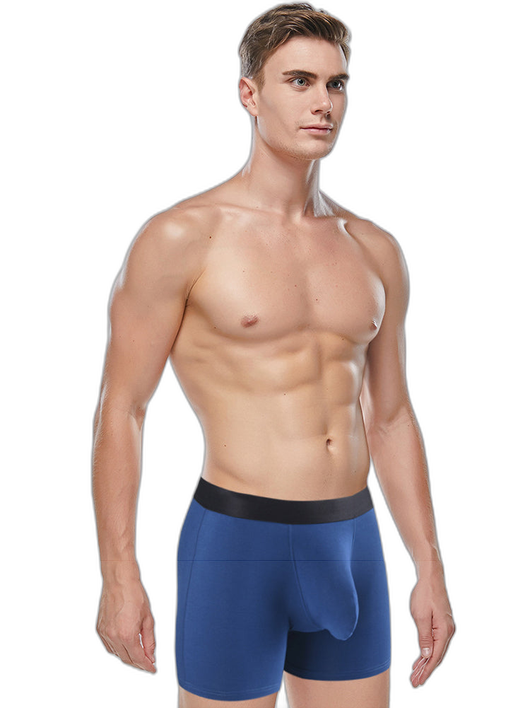 Men's Separate Big Pouch Long Boxer Briefs