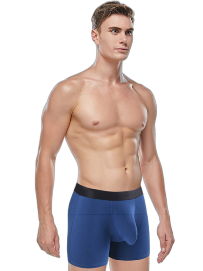 Men's Separate Big Pouch Long Boxer Briefs