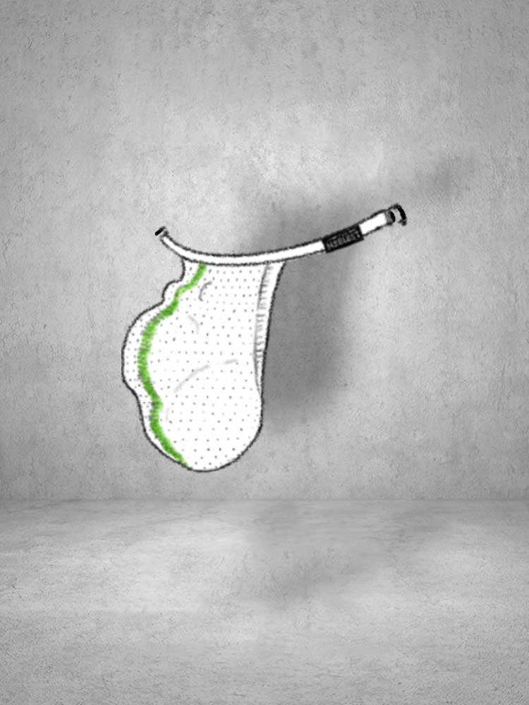 Men's Replaceable External Pouch Stretch Thong