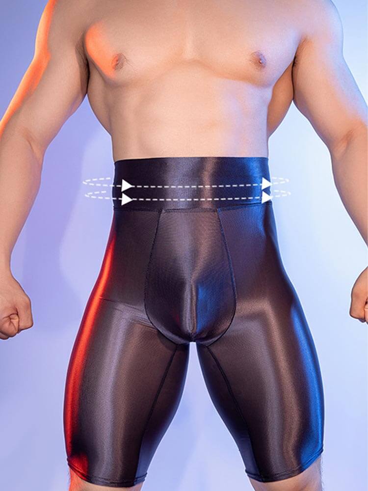 Men's Elastic Thin Breathable Hip-lifting Fitness Shorts