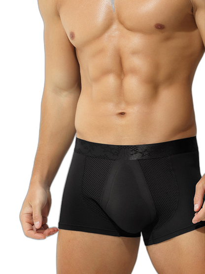 3 Pack Men’s Breathable 3D Pouch Trunks