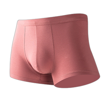 4Pcs Modal Pure Color Thin U Convex Boxer Briefs For Men