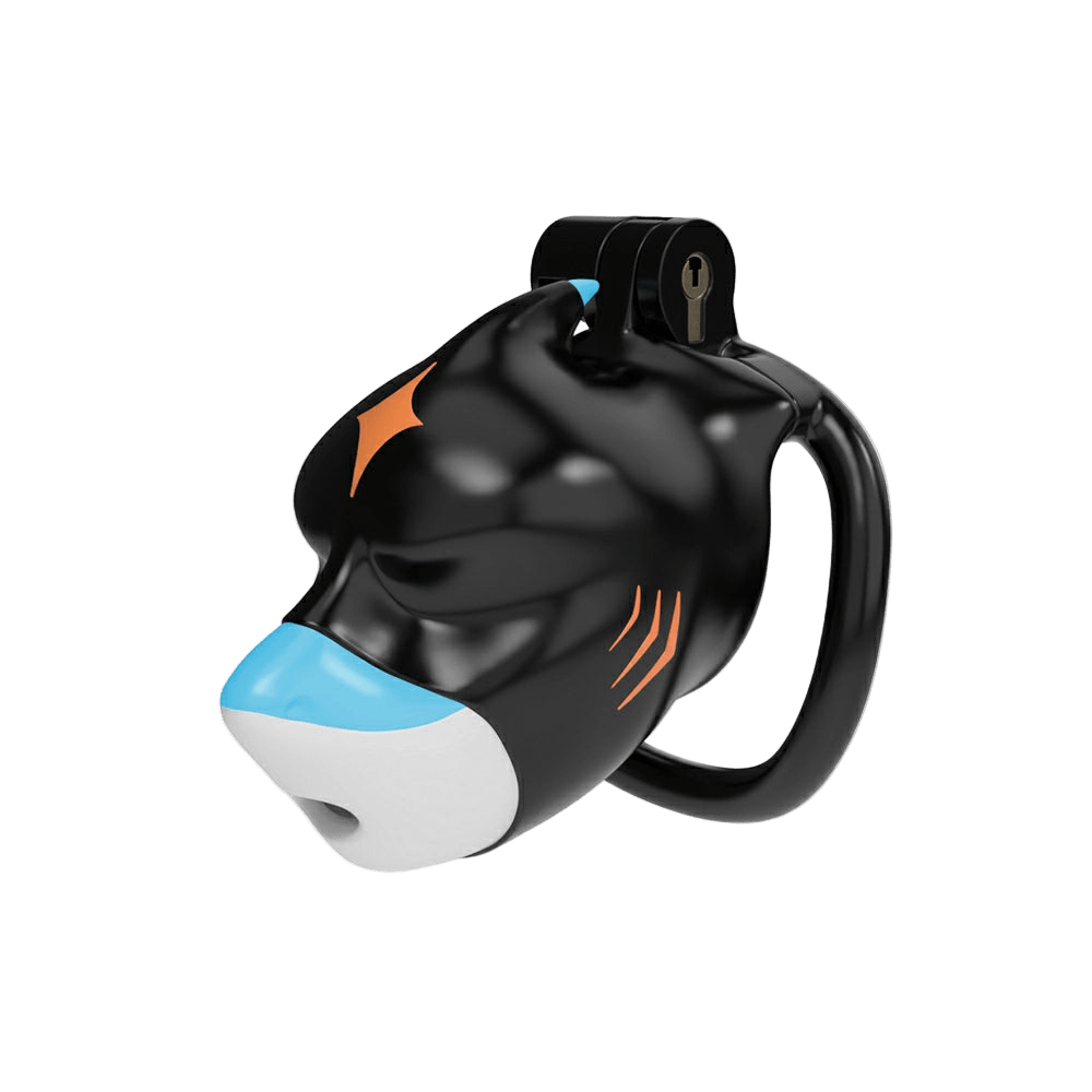 Furrjoi Shark Chastity Cage Orange