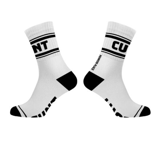 CUNT Cotton Crew Socks mid-length