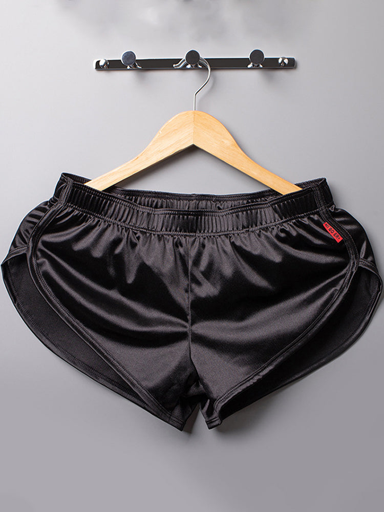 Men's Sport Silky Sleep Pants Boxer Briefs
