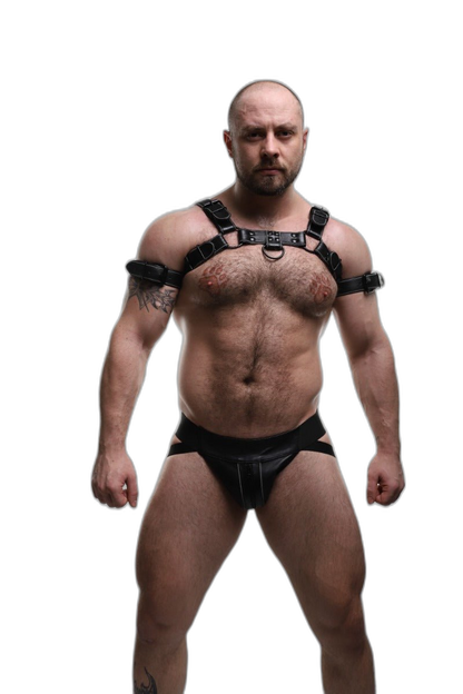 ruff GEAR Leather Reflector Bicep Strap