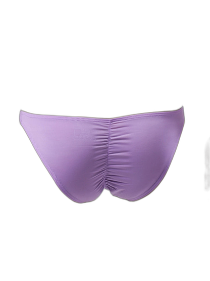 Men's Wrinkled Light Breathable Low Waist Bikini Underwear