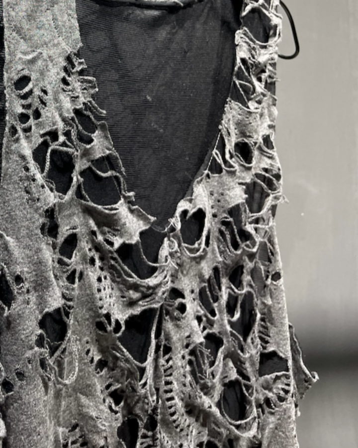 KIIKIO Punk Distressed Sleeveless Vest