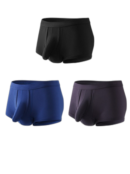 Sexy Separated Ball Pouch Trunks For Men