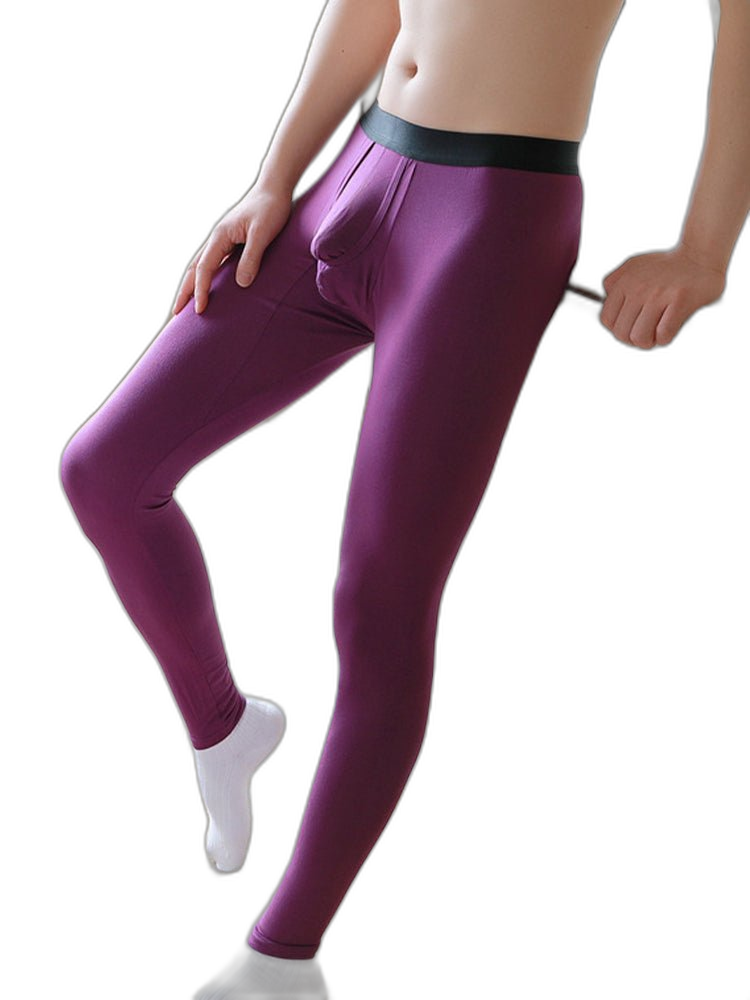 Men's Split-opening Pouch Thermal Pants
