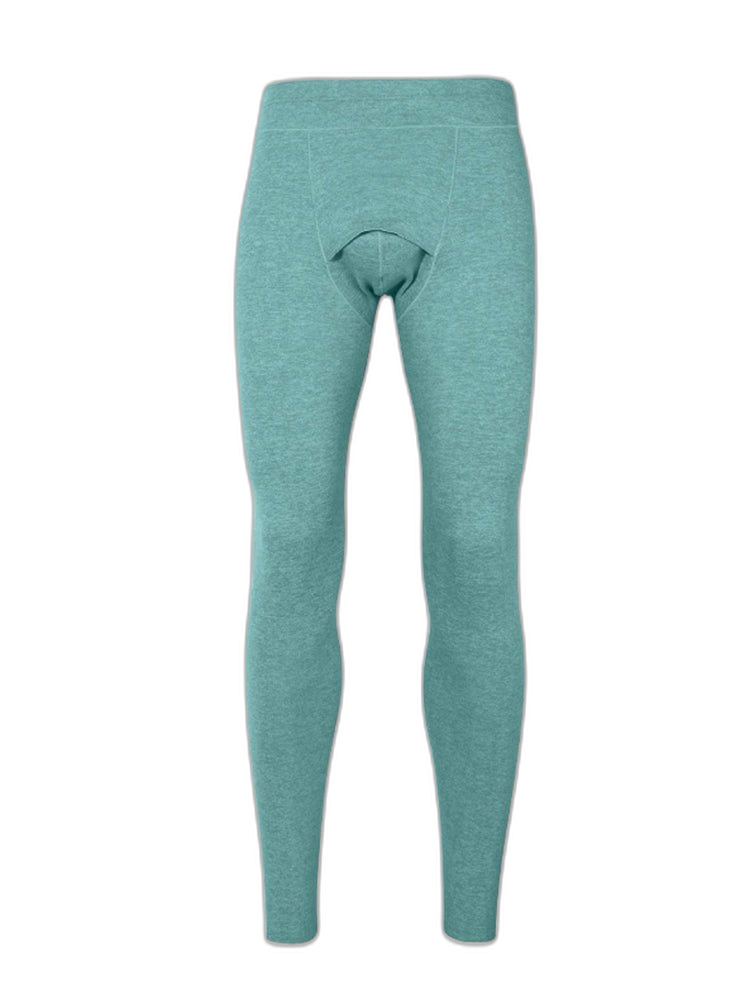 Men's Double-Sided Fleece Thickened Antibacterial Cotton Base Layer Thermal Bottoms