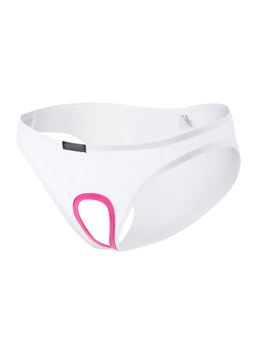 Men's Hollow Open File Ice Silk Briefs