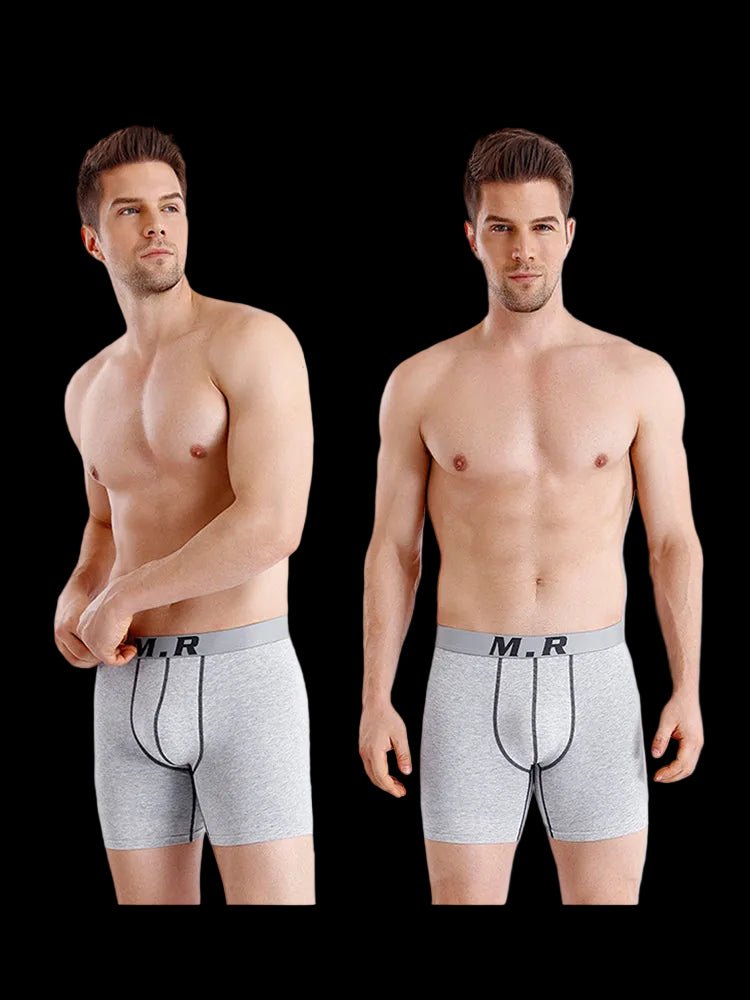 4 Pack Anti - Chafing High Elasticity Sports Boxer Briefs - The Pup Play Hub