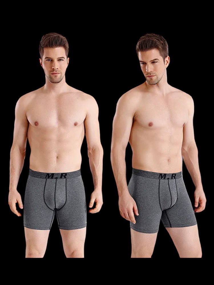 4 Pack Anti - Chafing High Elasticity Sports Boxer Briefs - The Pup Play Hub