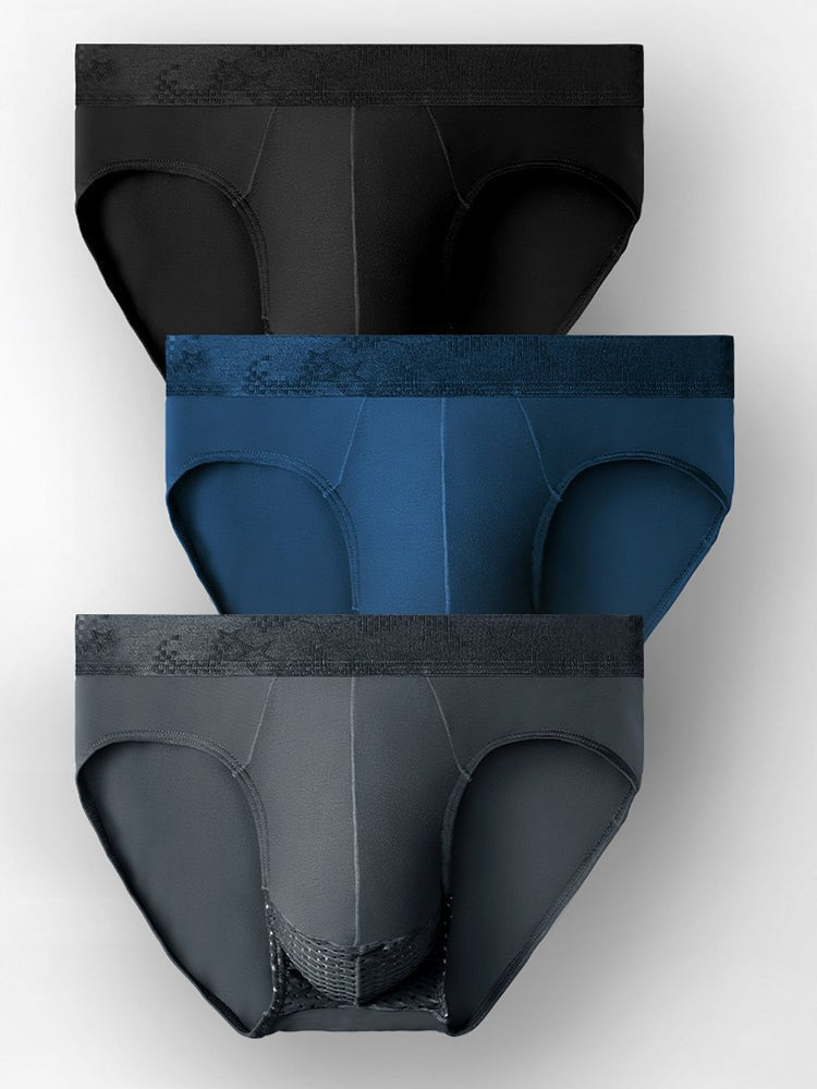 4 Pack Men's Comfortable Thin Pouch Breathable Mesh Briefs - The Pup Play Hub
