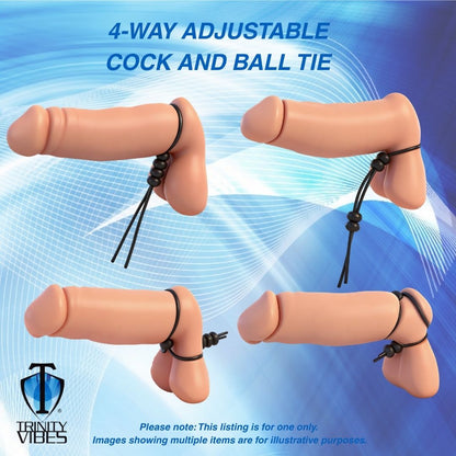 4-Way Adjustable Cock and Ball Tie
