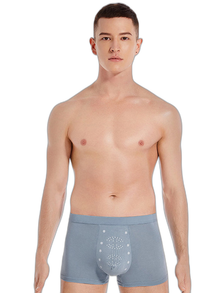 Men’s High Elastic Granule Massage Trunks