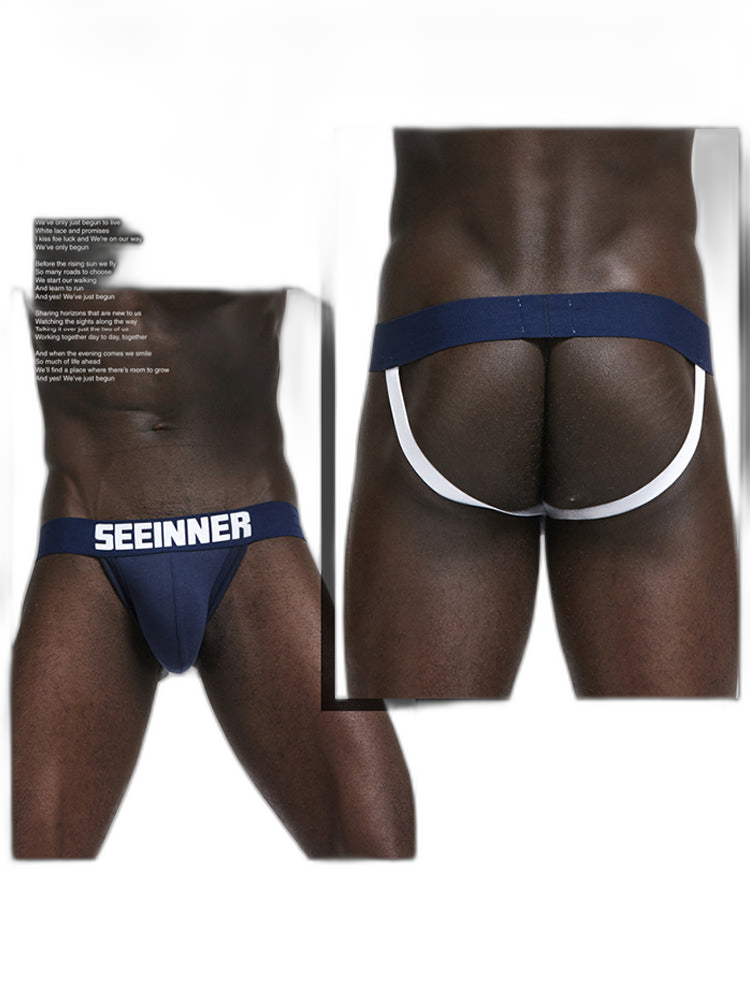 2 Pack Men's Cotton Stretch Jock Strap
