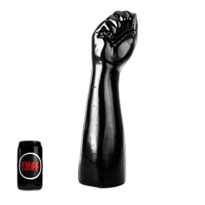 ruff GEAR Power Push Fist Dildo 14.6 Inch Black