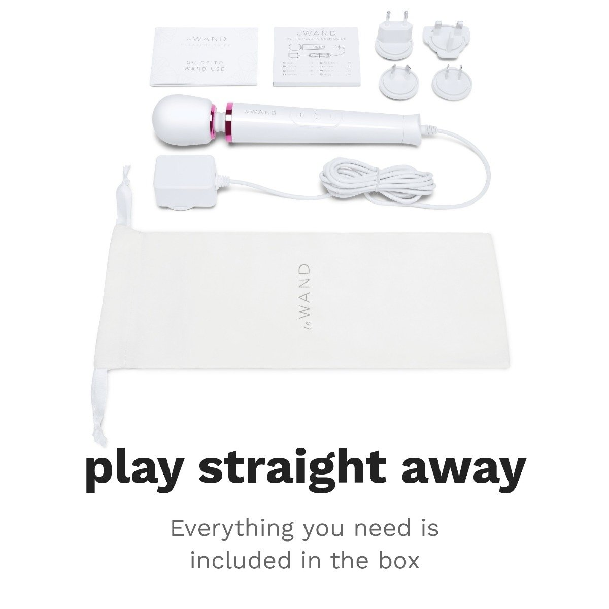 Le Wand Powerful Petite Plug In White