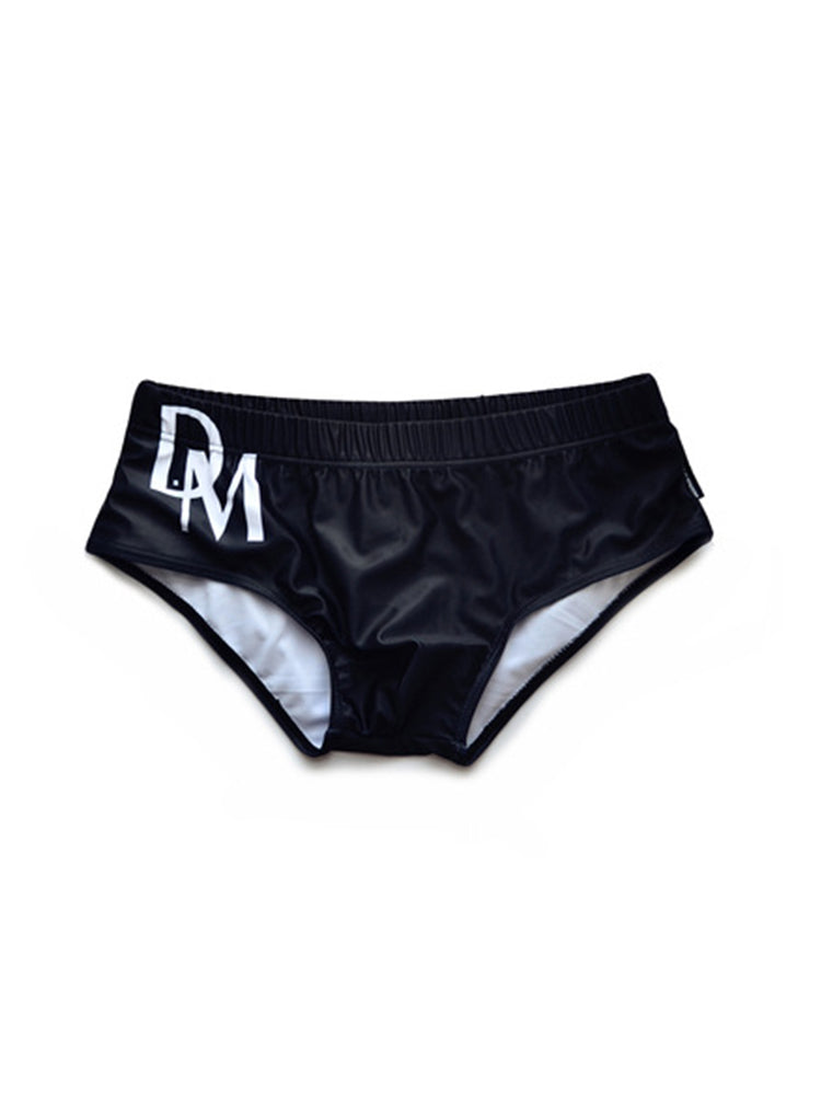 Low Waist Sexy Print Sports Triangle Swim Briefs