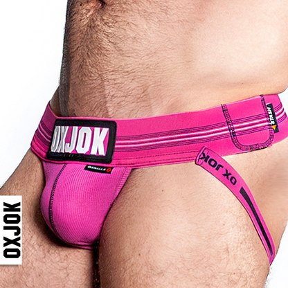 Oxballs Slingjock Upthrust Slider-Strap Jock PINK SKY SMALL