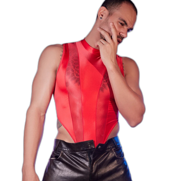 Transparent Tease Mesh Bodysuit