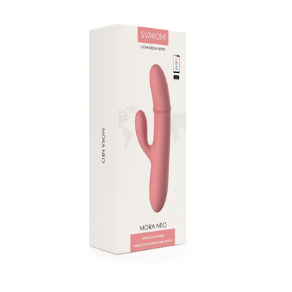 Svakom Mora Neo Interactive Rabbit Vibrator with Thrusting Beads