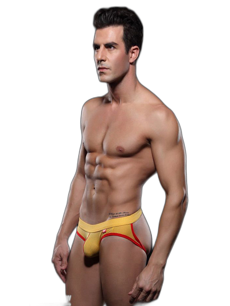 4 Pack Men's Low Waist Sexy Breathable Butt Lifting Stylish Comfortable Jockstrap