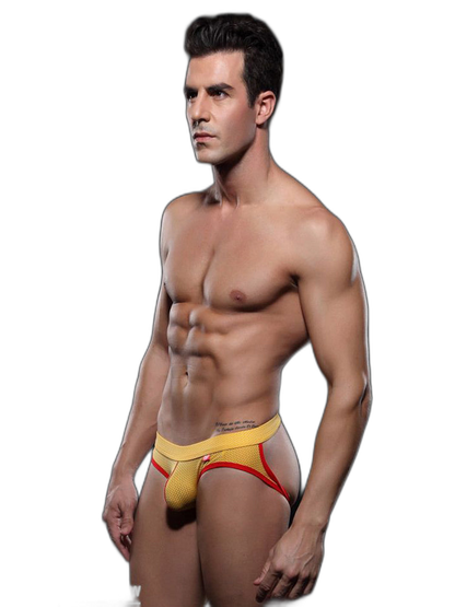 4 Pack Men's Low Waist Sexy Breathable Butt Lifting Stylish Comfortable Jockstrap