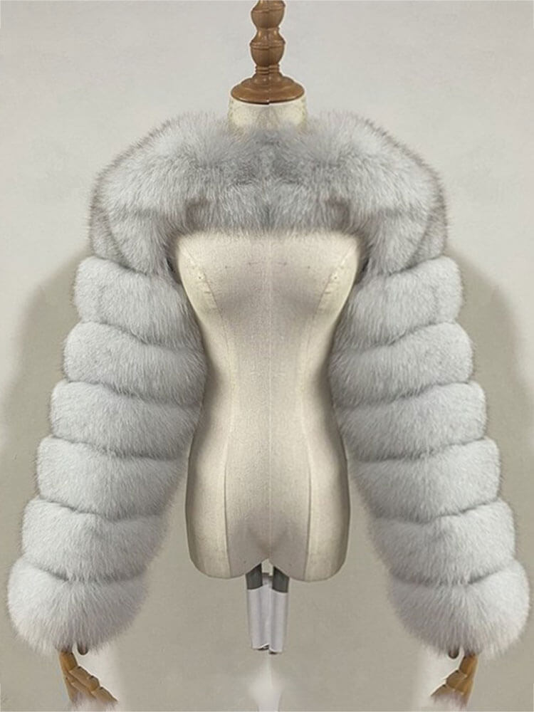 Men's Fashion Sexy Faux Fur Cropped Shawl