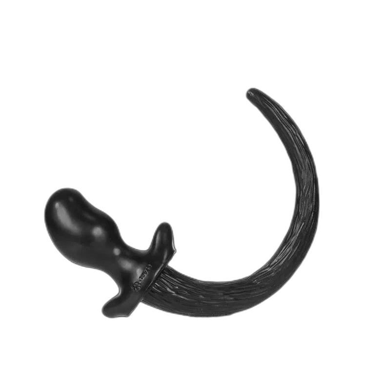 Oxballs Silicone Puppy Tail, Black