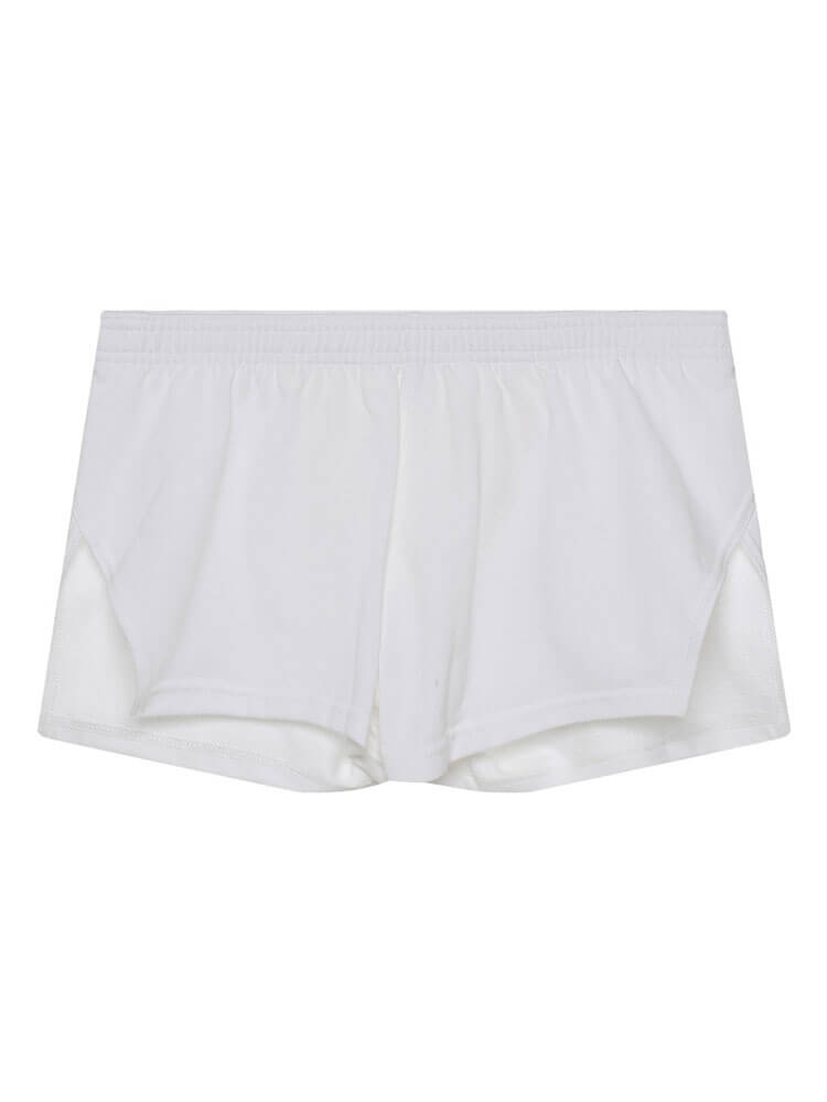 Men's Solid Color Slit Loose Pocket Boxer Briefs