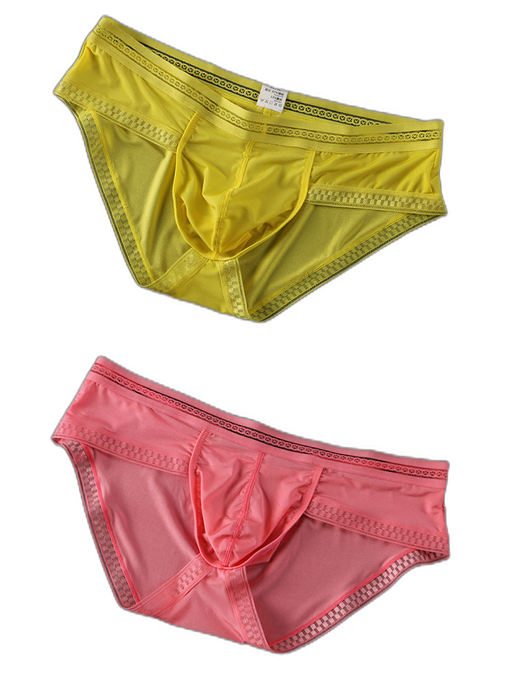 Men's Sexy Hollow Low-rise Briefs