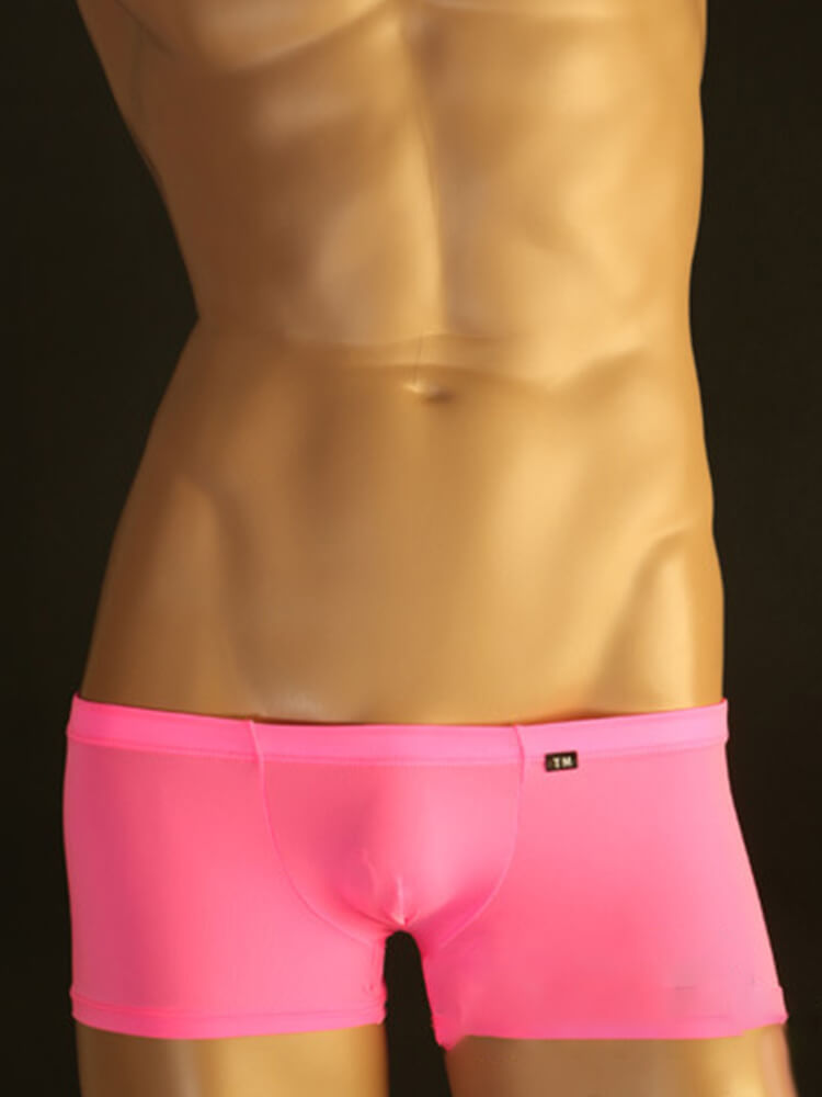 Men's Fashion Sexy Solid Color Low Rise Trunks